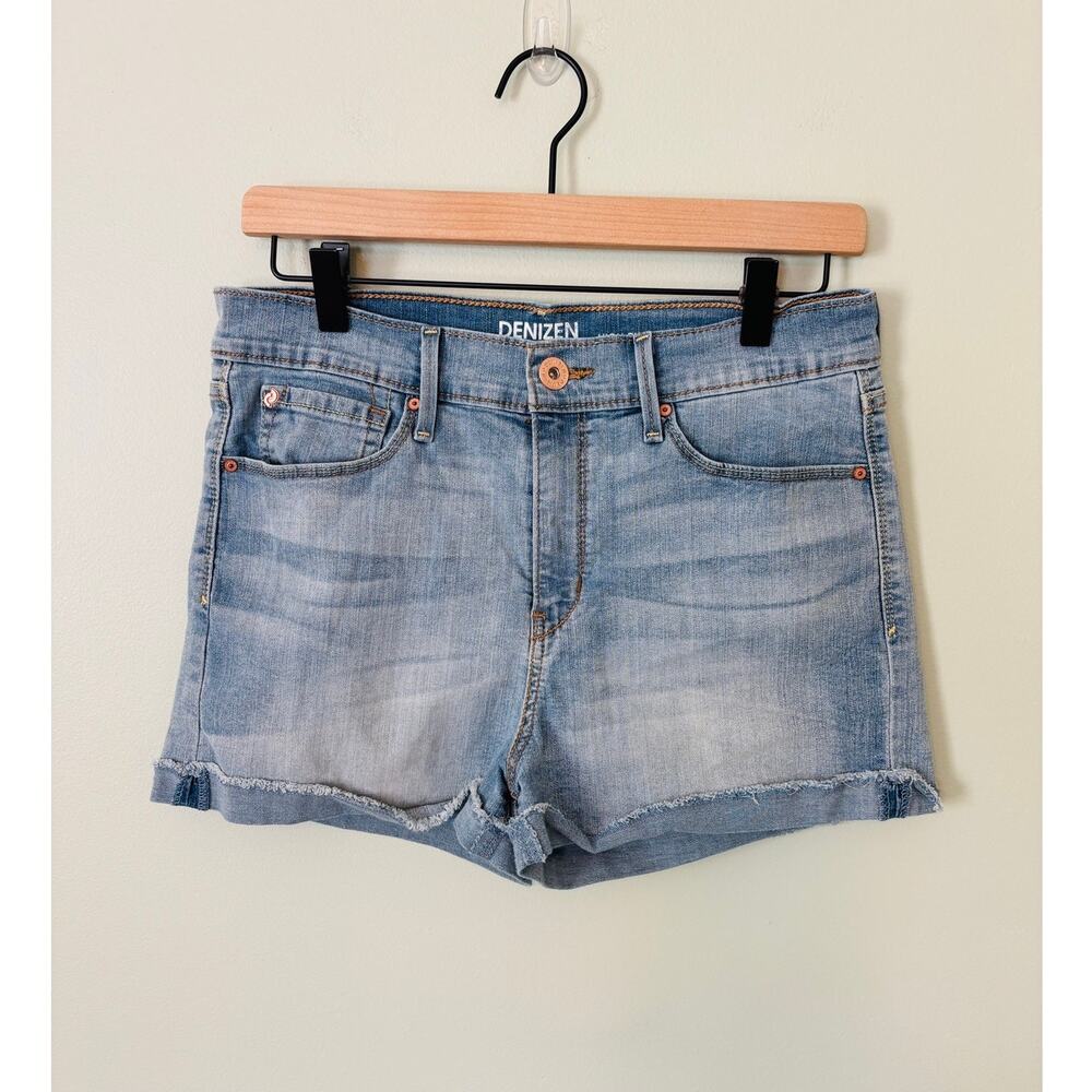 Levi Cut Off Denim Shorts High Rise Shortie Size 13
